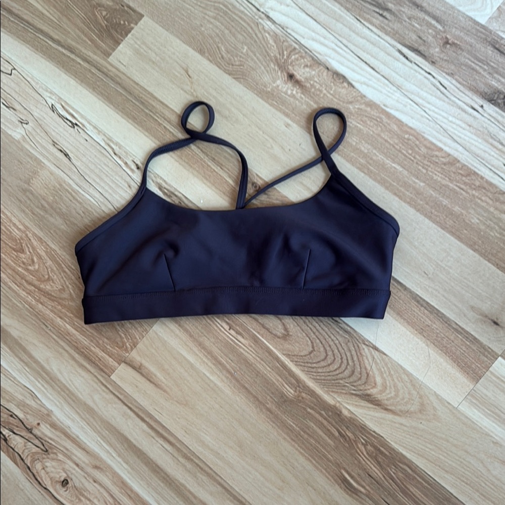 Alo Yoga Airlift  intrigue bra espresso brown
